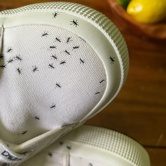 Superga x Deerdana 2750 Ants S00E1E0 White Sneaker Shoes Womens Size 41 - Picture 10 of 12